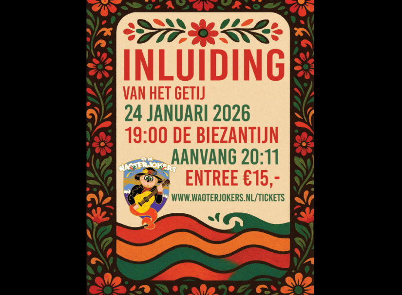 Kaartverkoop “Inluiding van het getij” 2026 gestart!